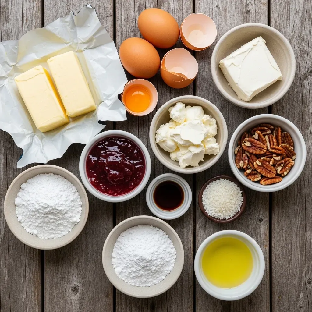 Strawberry Earthquake Cake