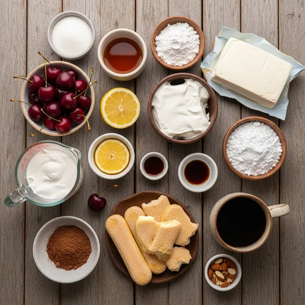 Cherry Amaretto Tiramisu