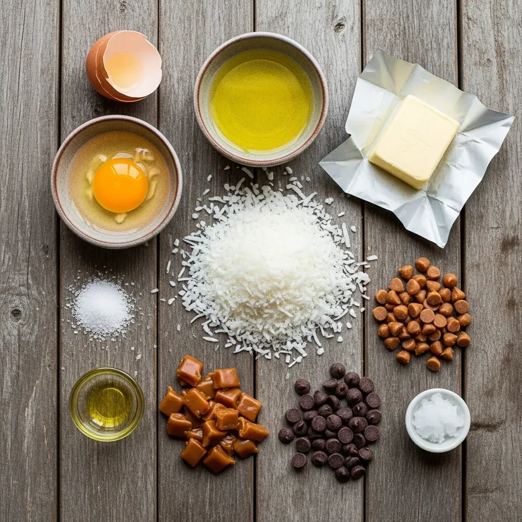 Samoa Box Mix Brownies