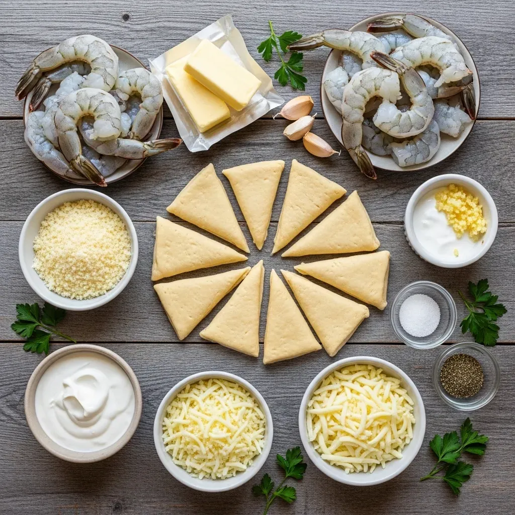 Creamy Garlic Parmesan Shrimp Roll-Ups 7 Creamy Garlic Parmesan Shrimp Roll-Ups