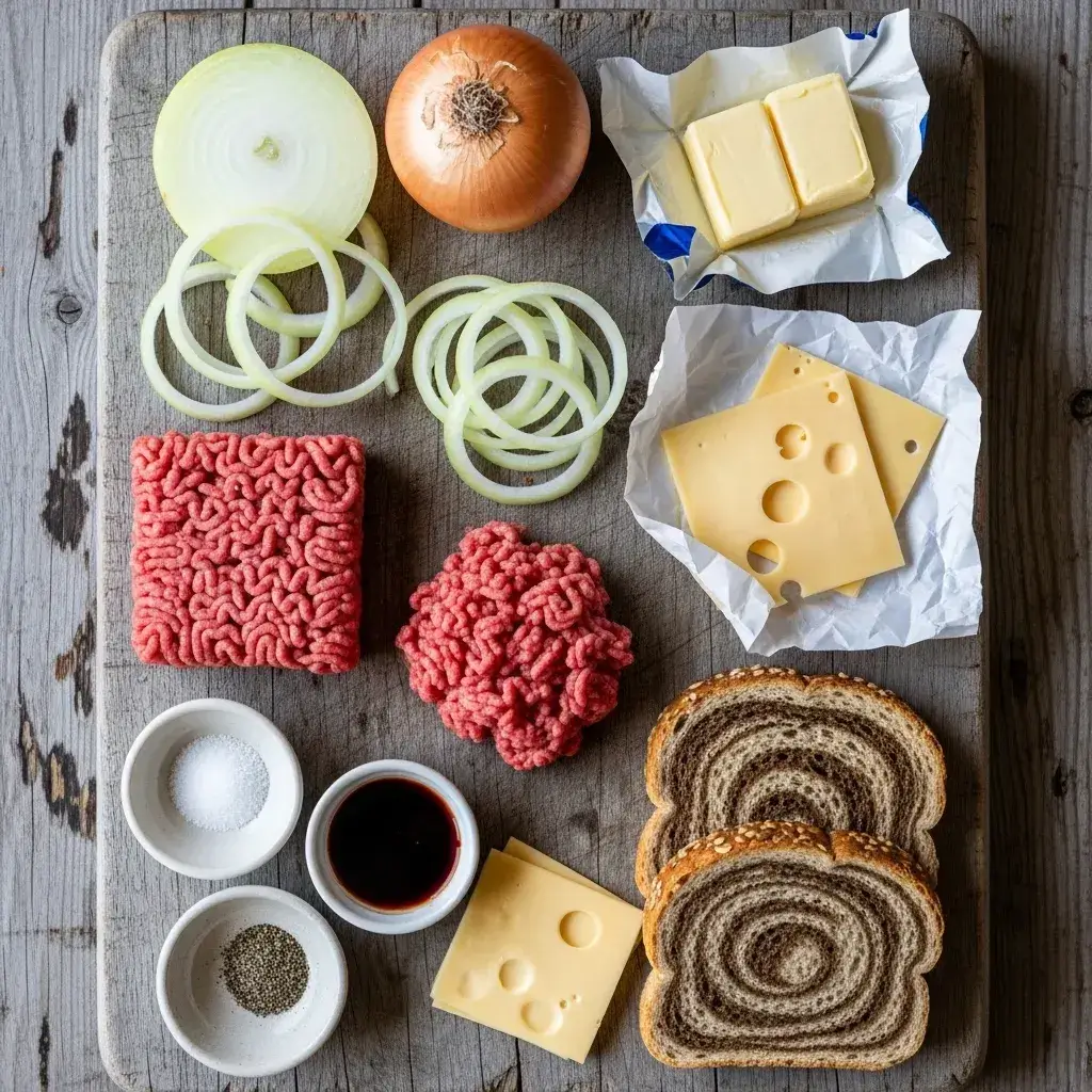 Patty Melt (burger + grilled sandwich hybrid)