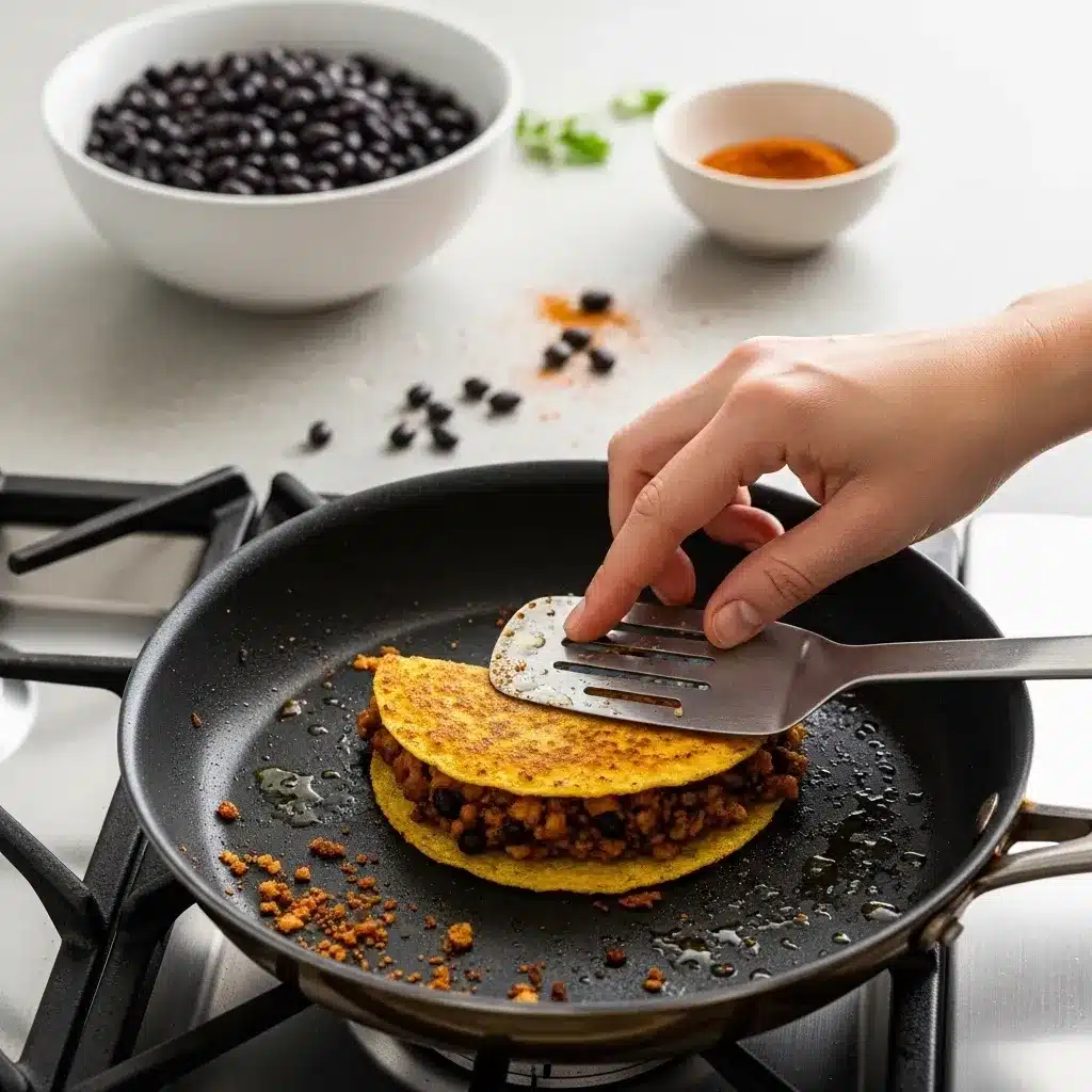 Crispy Vegan Black Bean Tacos 8 Crispy Vegan Black Bean Tacos