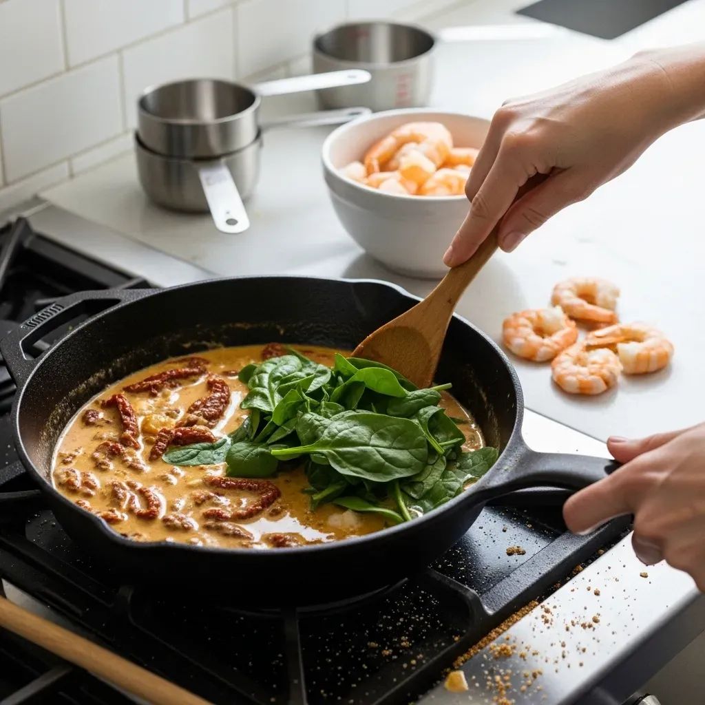 Low-Carb Shrimp Tuscan Bake 8 Low-Carb Shrimp Tuscan Bake