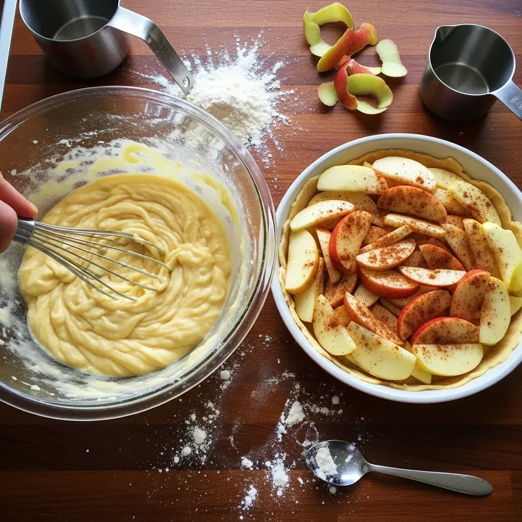 Creamy Apple Custard Impossible Pie 8 Creamy Apple Custard Impossible Pie