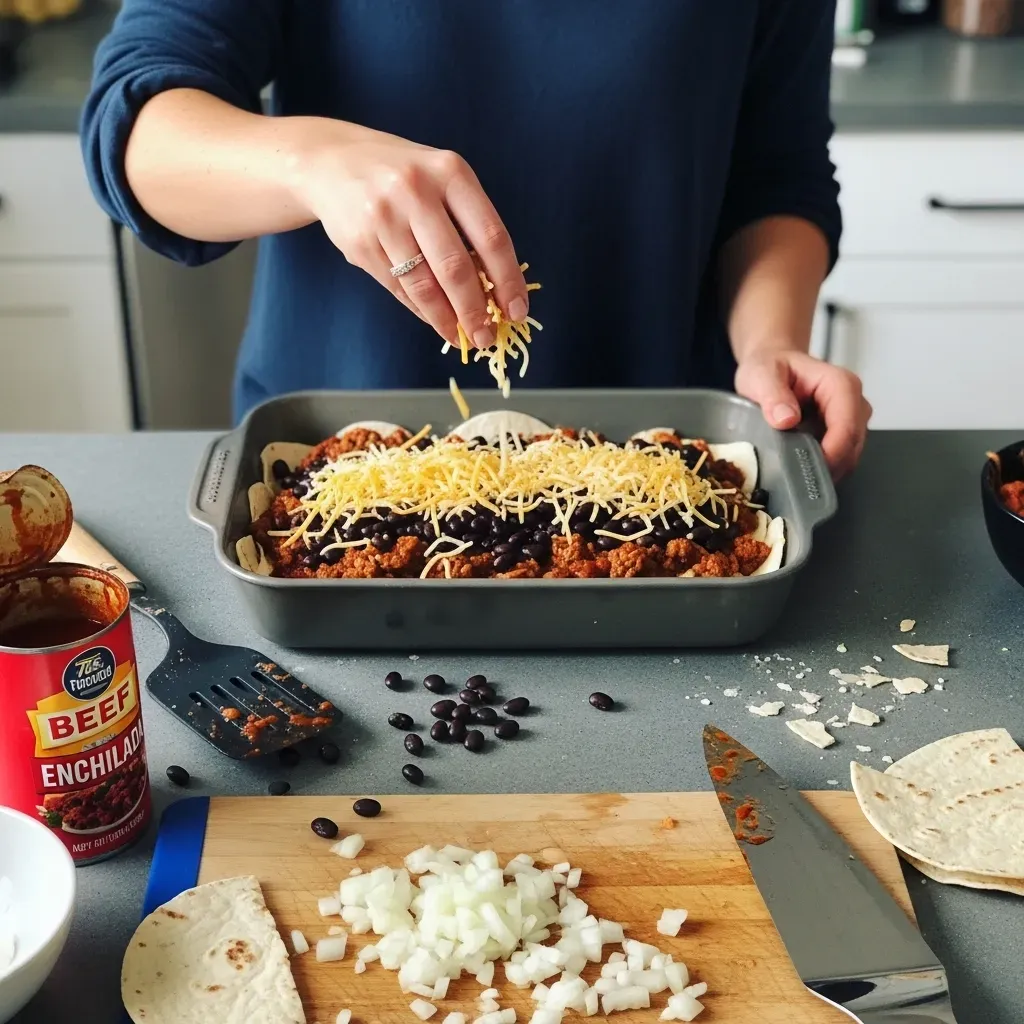 Tasty Beef Enchilada Casserole 8 Tasty Beef Enchilada Casserole