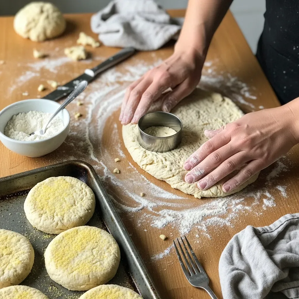 Sourdough English Muffins 8 Sourdough English Muffins