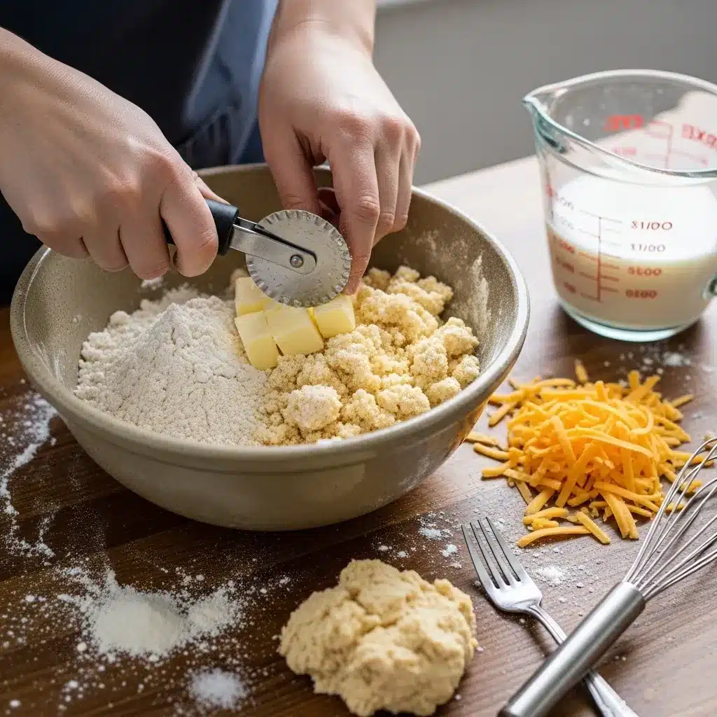 Cheddar Bay Biscuit Seafood Pot Pie