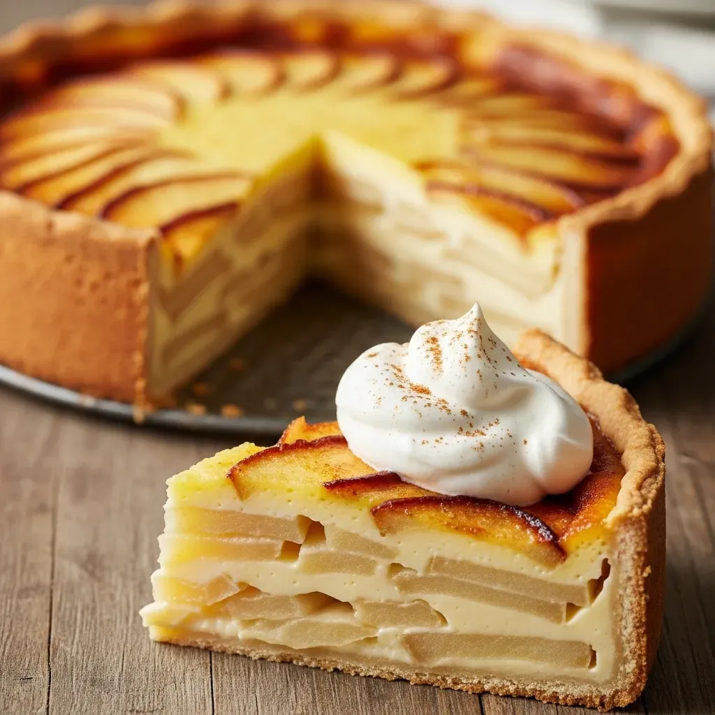 Creamy Apple Custard Impossible Pie 9 Creamy Apple Custard Impossible Pie