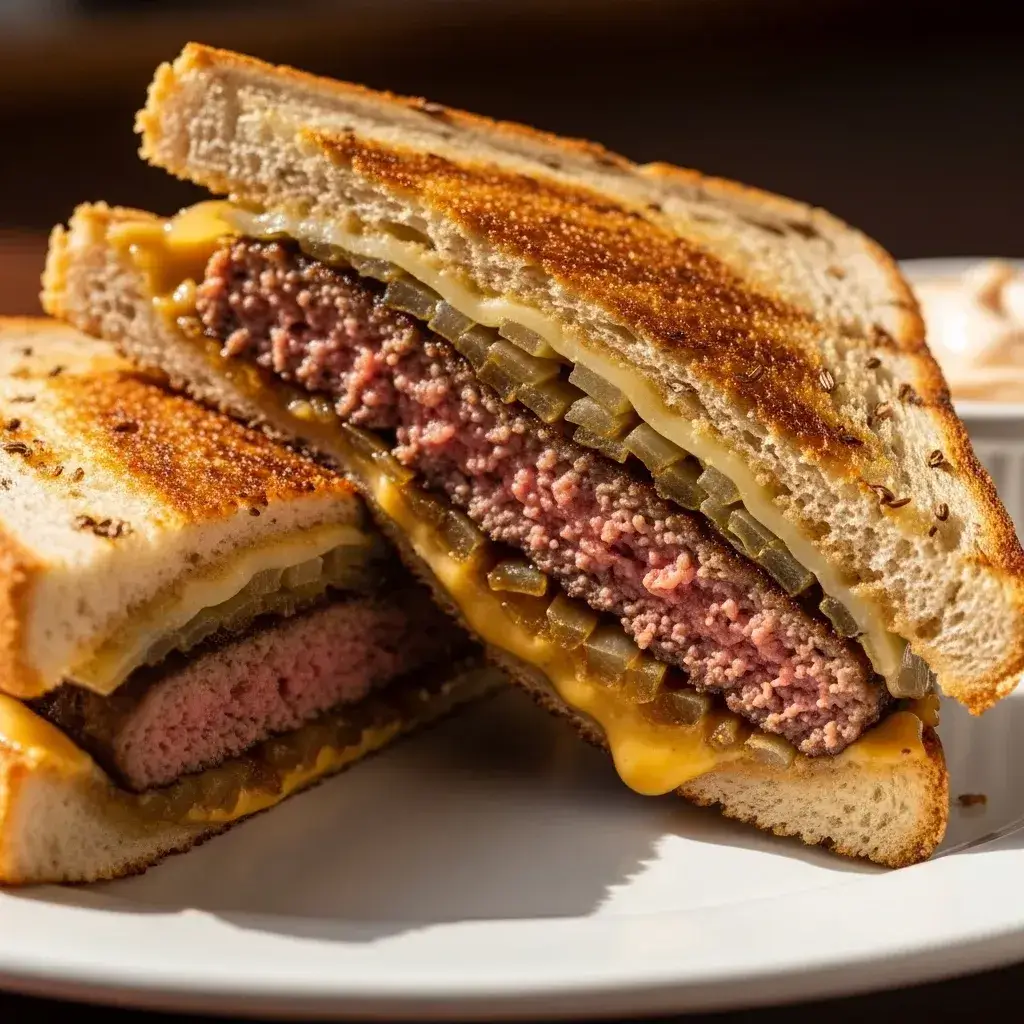 Patty Melt (burger + grilled sandwich hybrid)