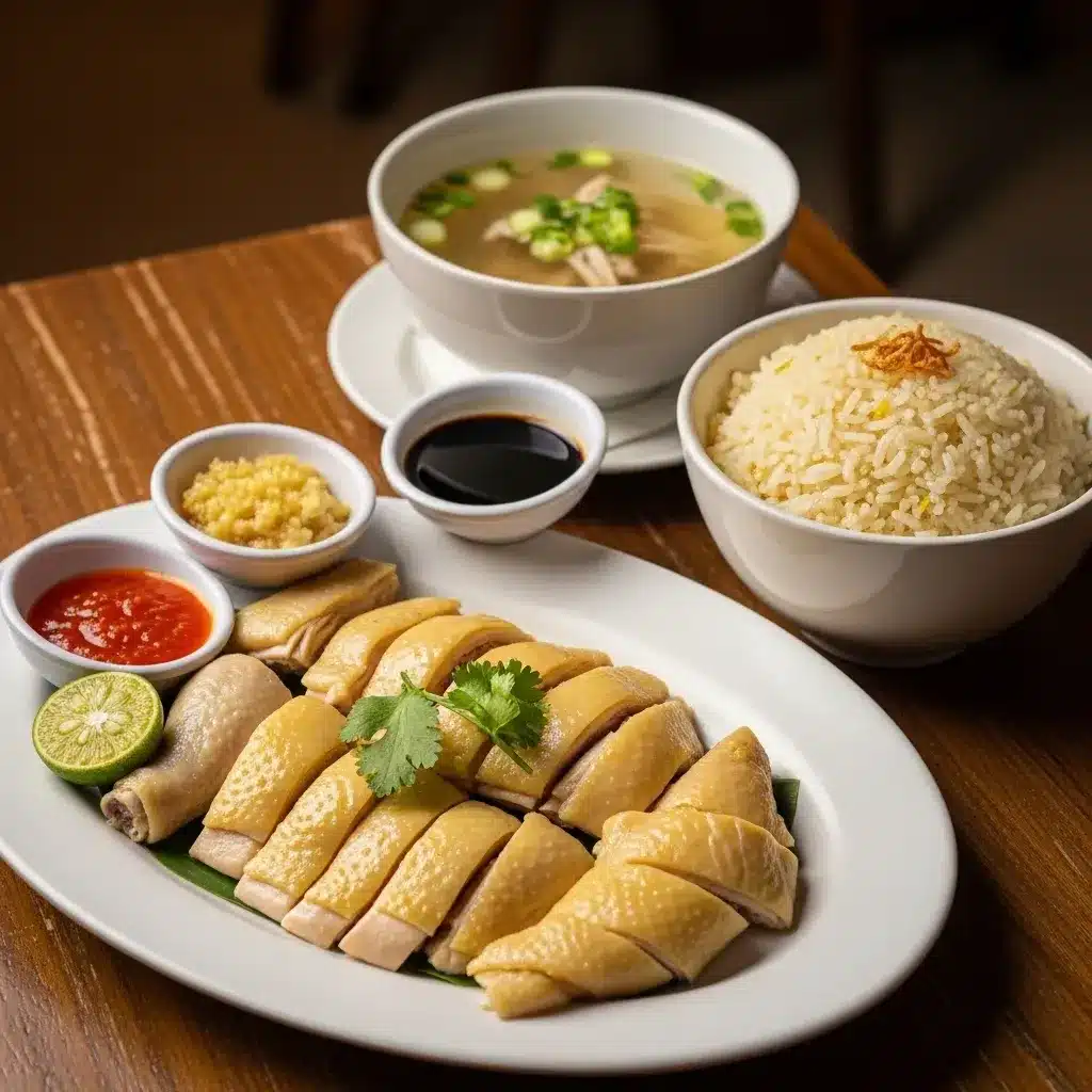 Malaysian Hainanese Chicken Rice 9 Malaysian Hainanese Chicken Rice