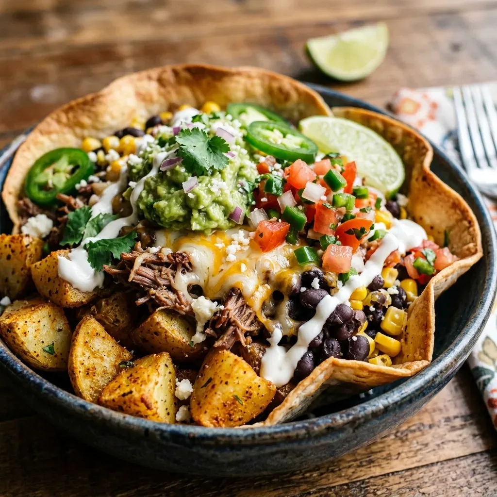 Loaded Potato Taco Bowl