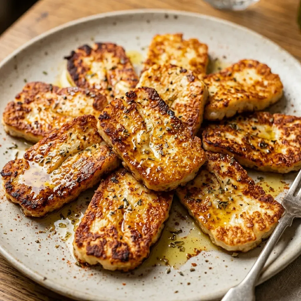 Air Fryer Halloumi Cheese