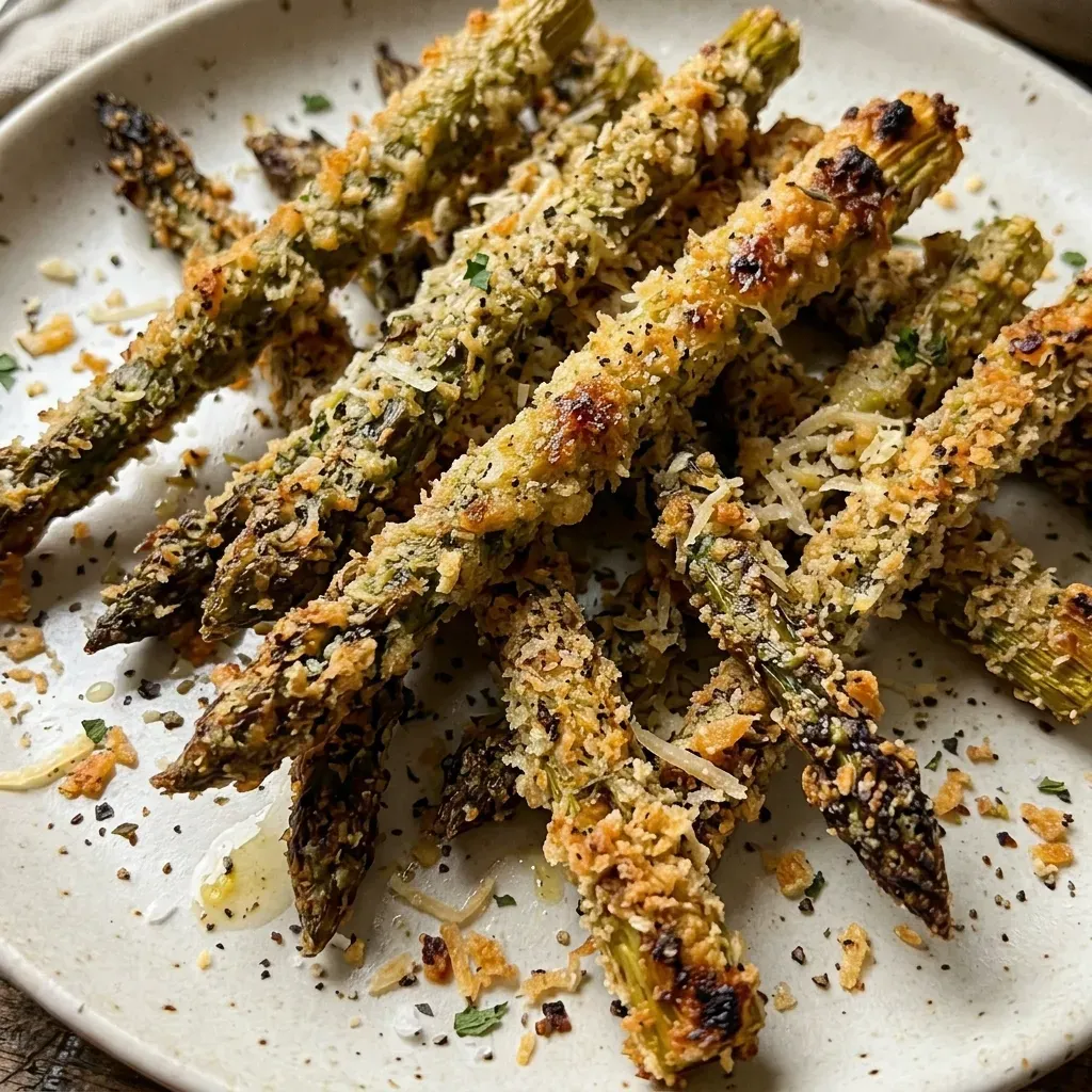 Crispy Parmesan Asparagus Fries