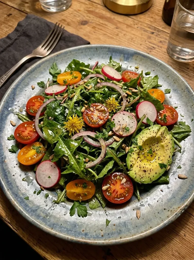 dandelion salad recipe