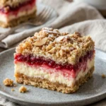 Creamy Rhubarb Cream Cheese Bars Recipe