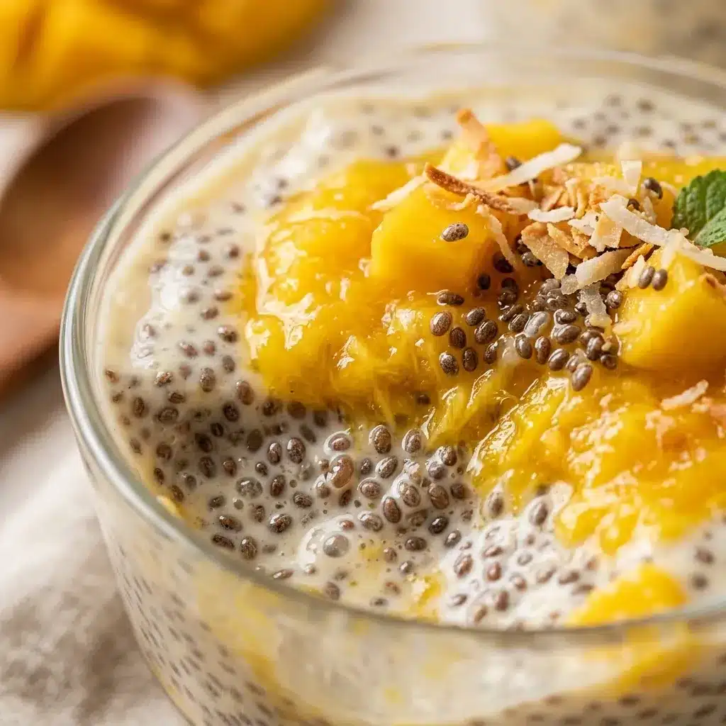 Mango Coconut Chia Pudding