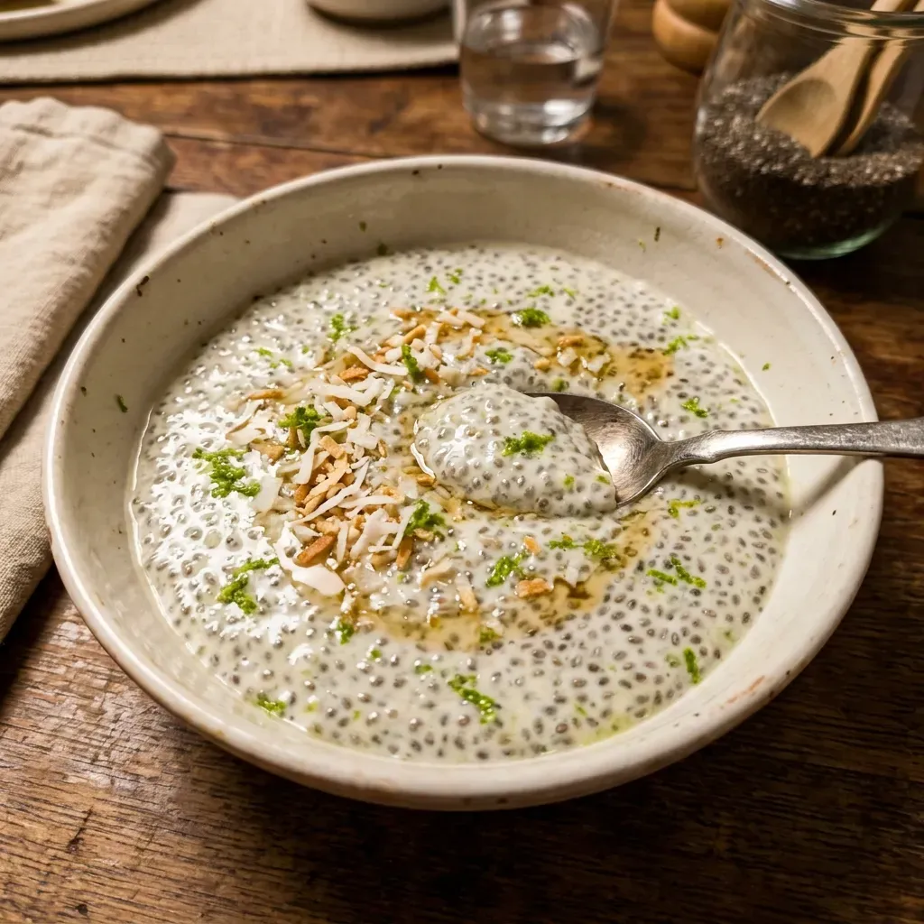 Simple Key Lime Chia Seed Pudding