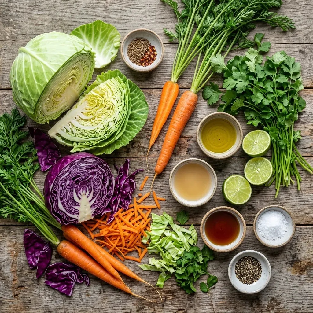 Dairy-Free Mexican Coleslaw With Cilantro Lime Dressing