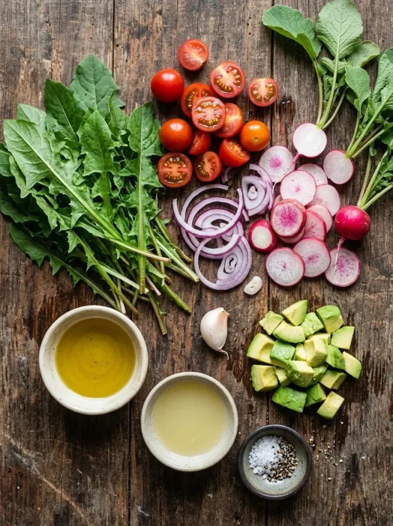 dandelion salad recipe