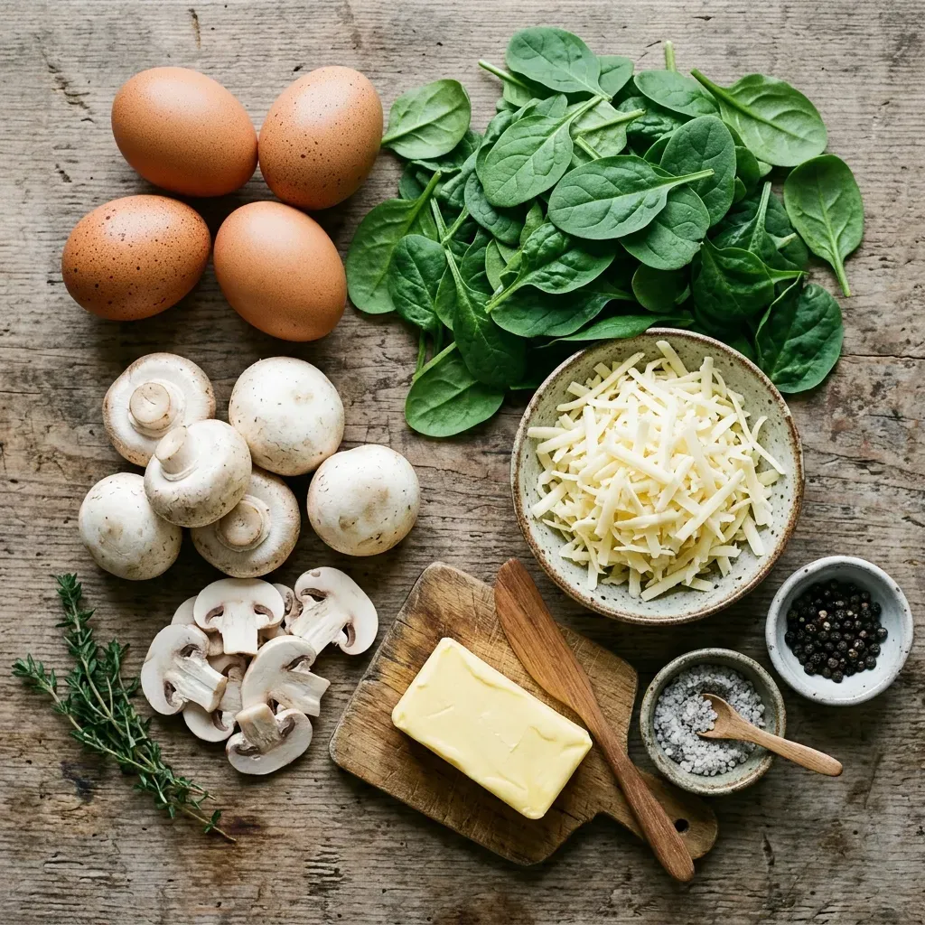 Mushroom Spinach Scrambled Eggs (10-Minutes) 7 Mushroom Spinach Scrambled Eggs (10-Minutes)