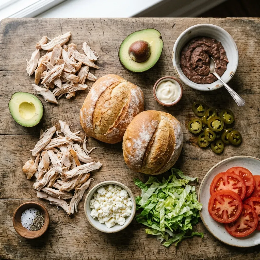 Chicken Torta Sandwich