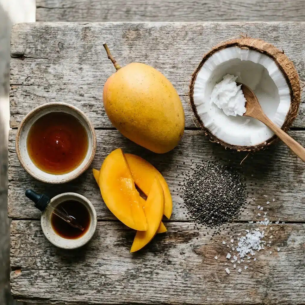 Mango Coconut Chia Pudding 7 Mango Coconut Chia Pudding