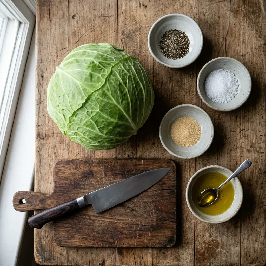 cabbage steak in air fryer
