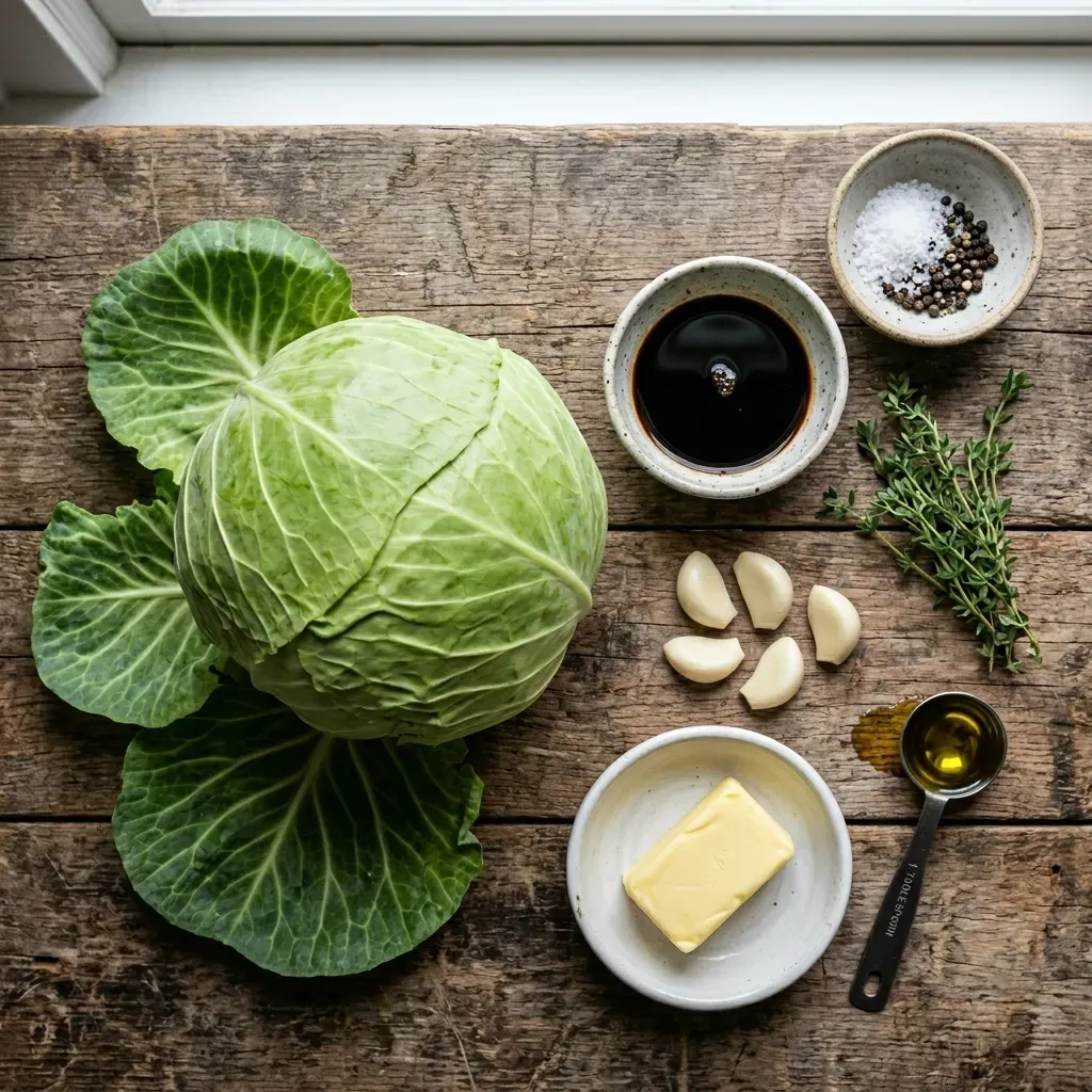 balsamic cabbage steak recipe
