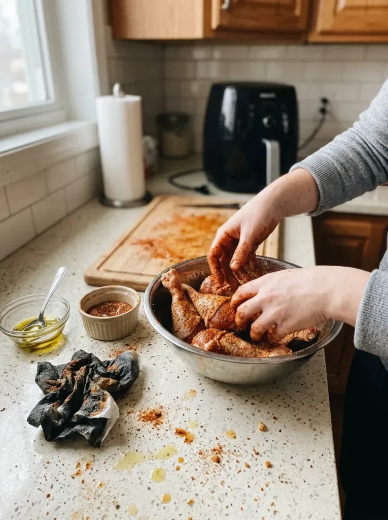 air fryer chicken legs recipe