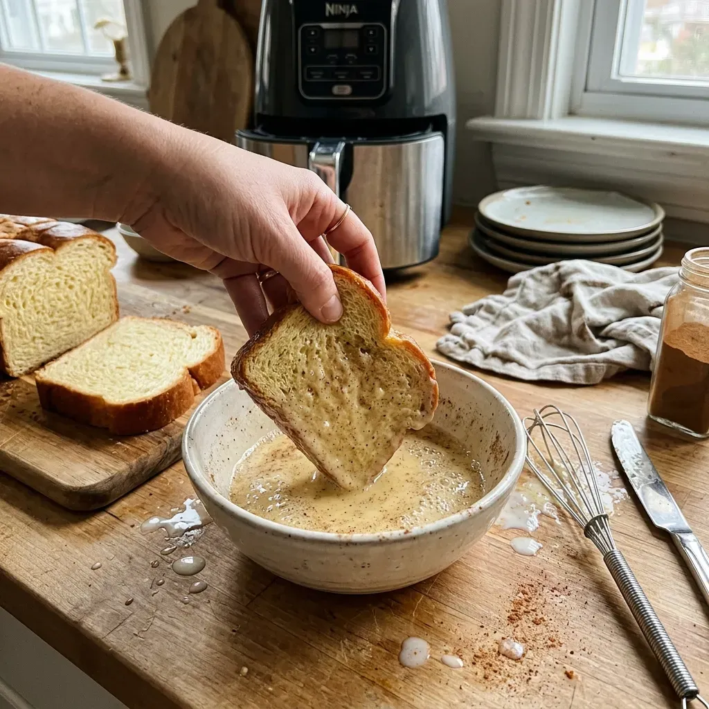 Easy Air Fryer French Toast in Minutes