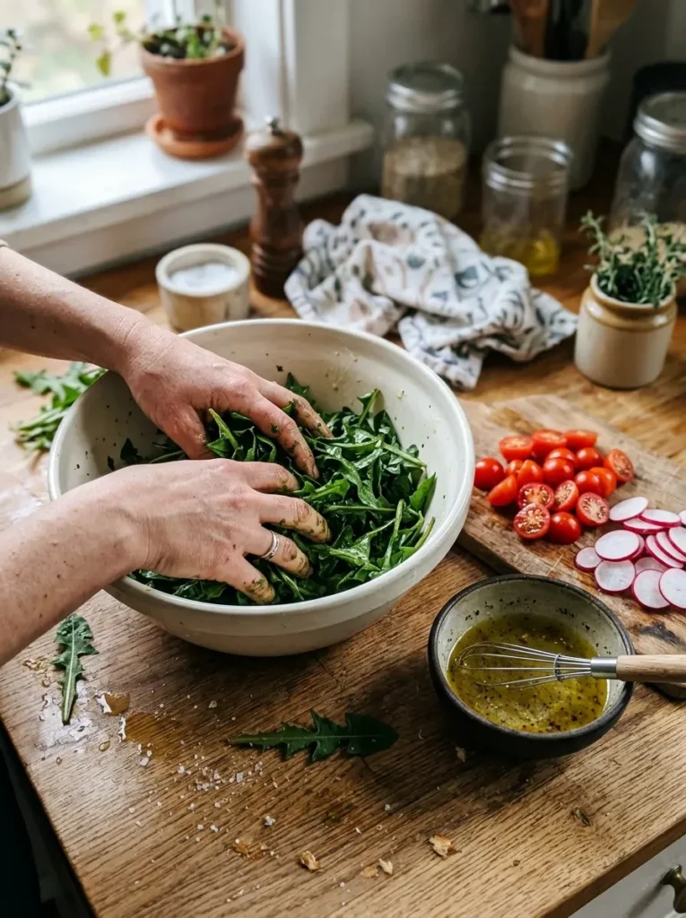 dandelion salad recipe