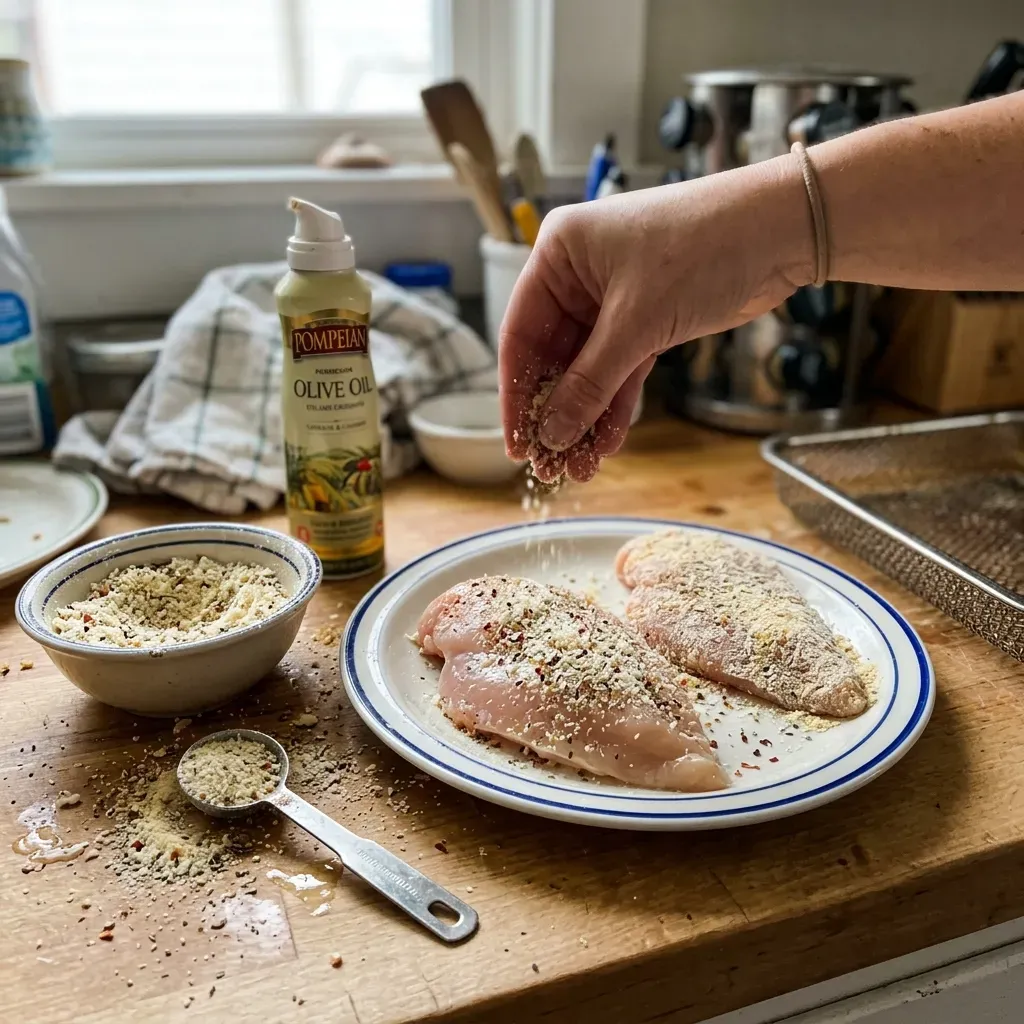 Easy Air Fryer Garlic Parmesan Chicken 8 Easy Air Fryer Garlic Parmesan Chicken