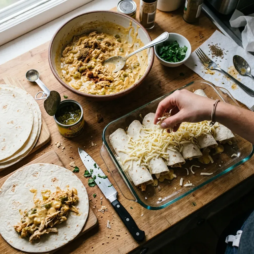 Queso Chicken Enchiladas 8 Queso Chicken Enchiladas