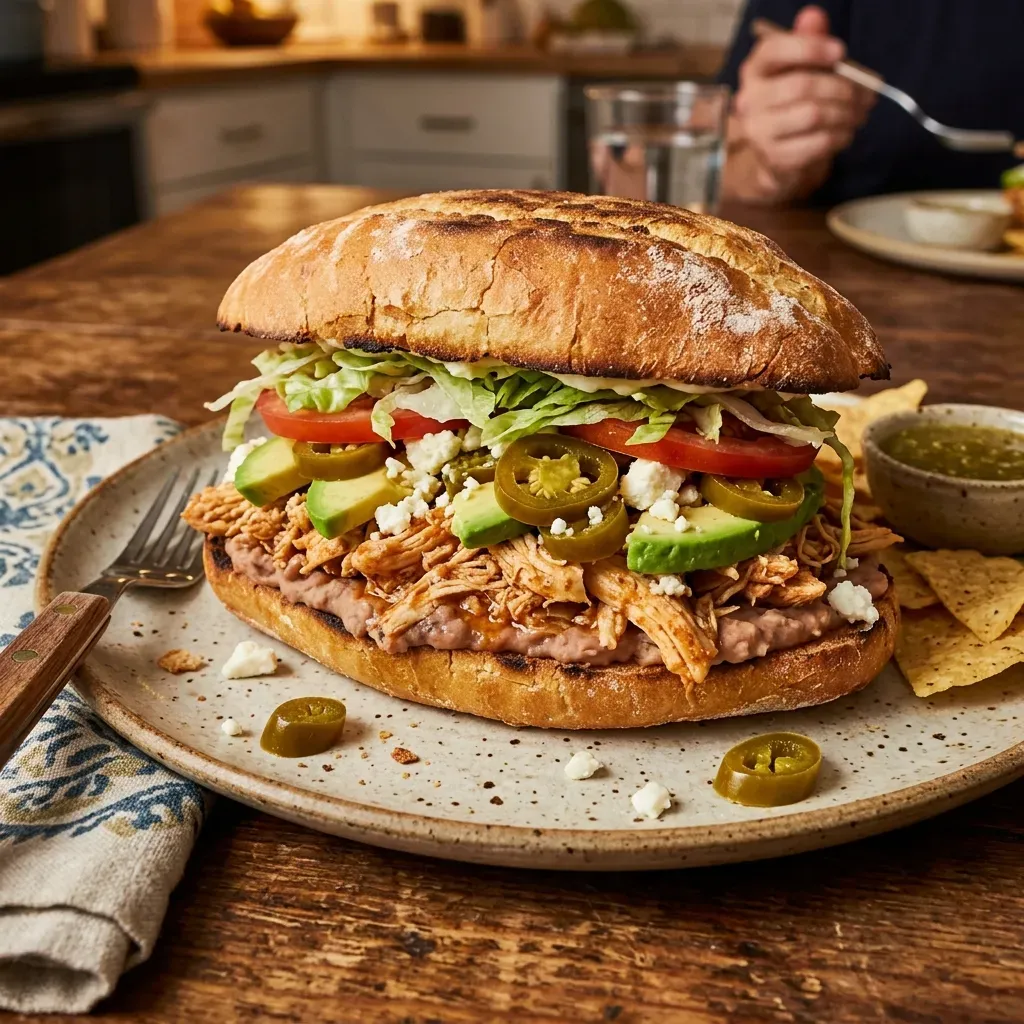 Chicken Torta Sandwich