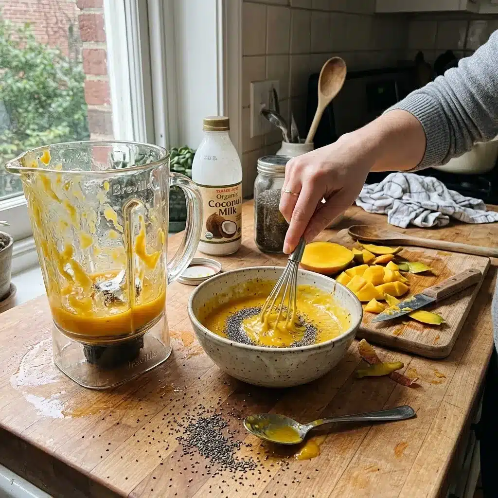 Mango Coconut Chia Pudding 8 Mango Coconut Chia Pudding