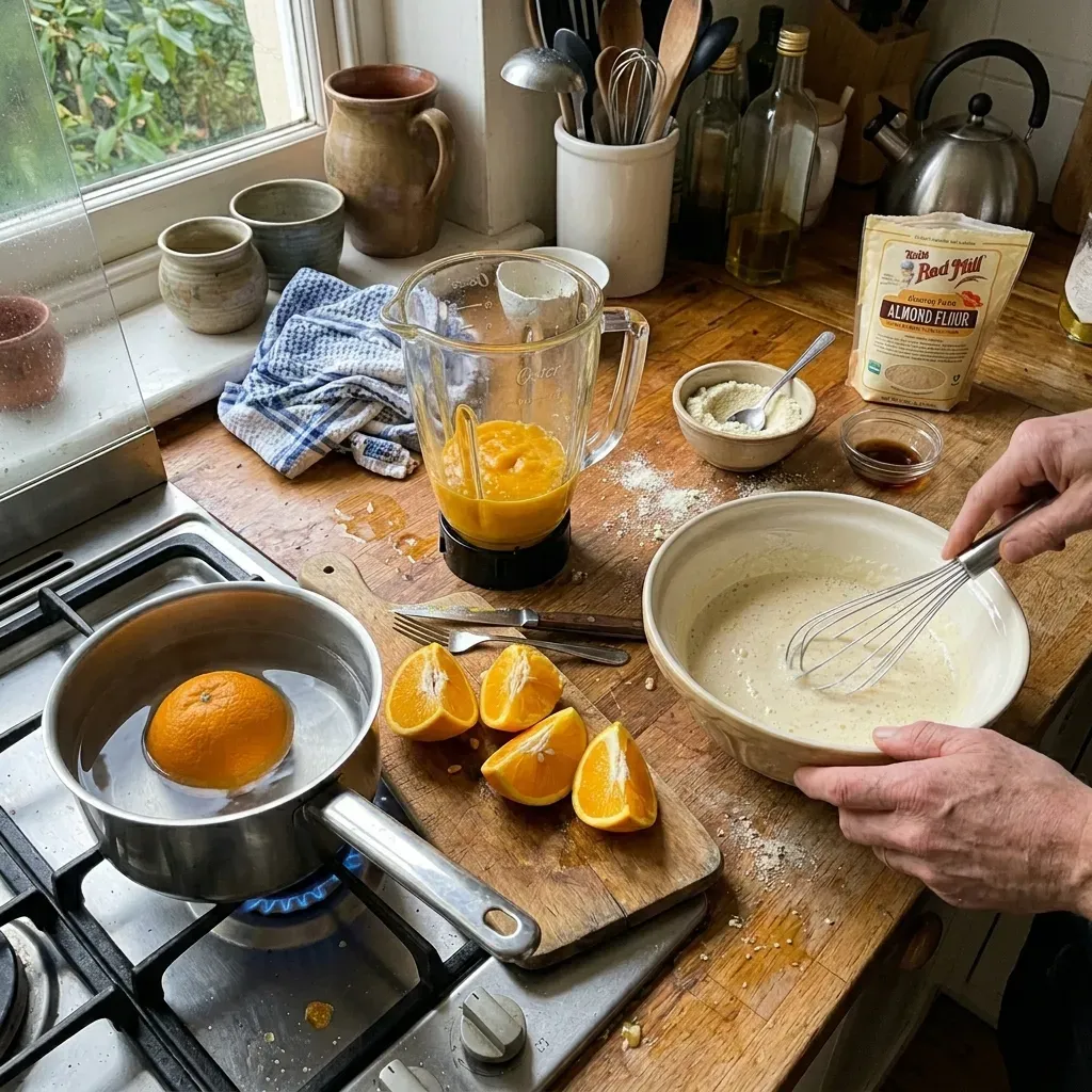 Easy Persian Orange Cake