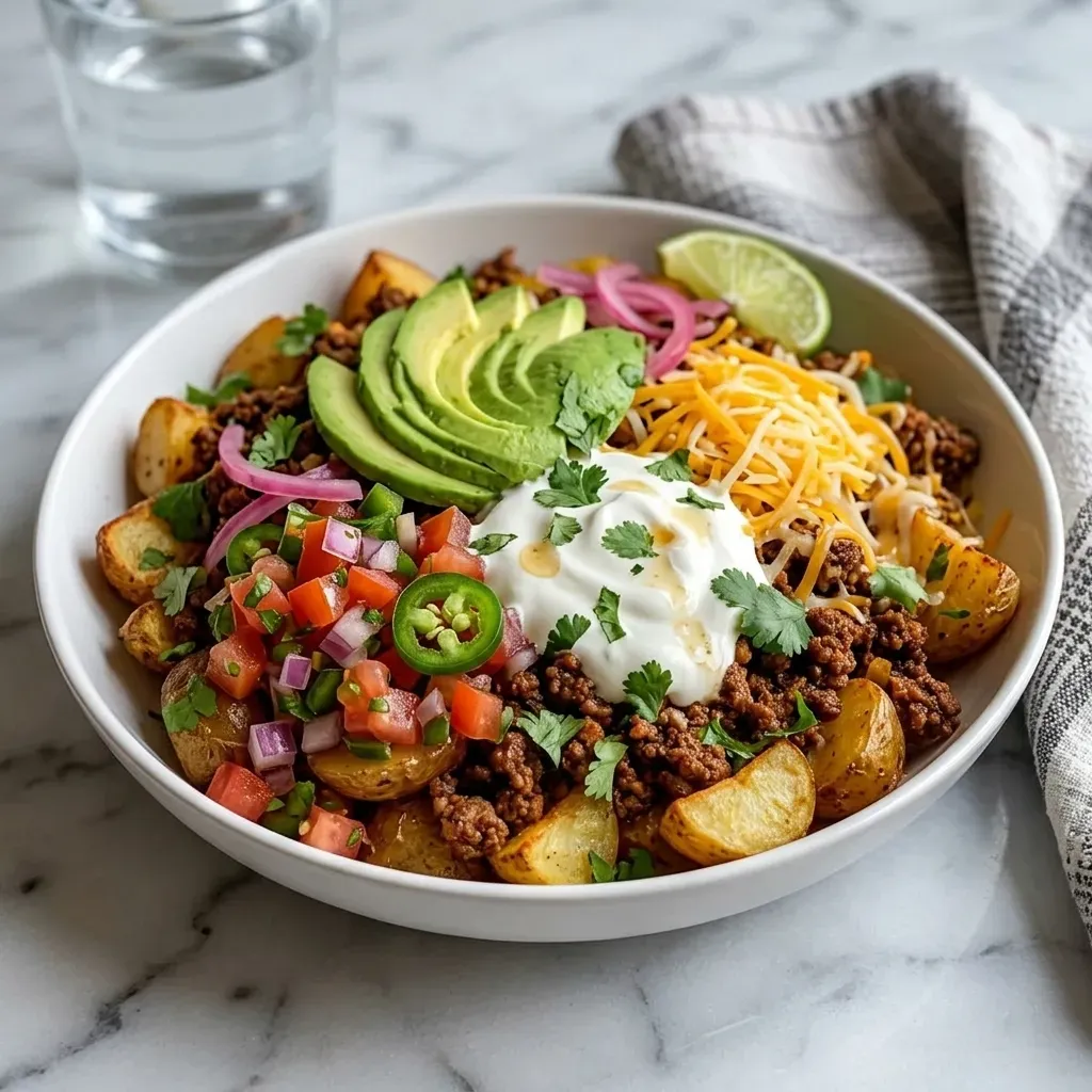 Loaded Potato Taco Bowl