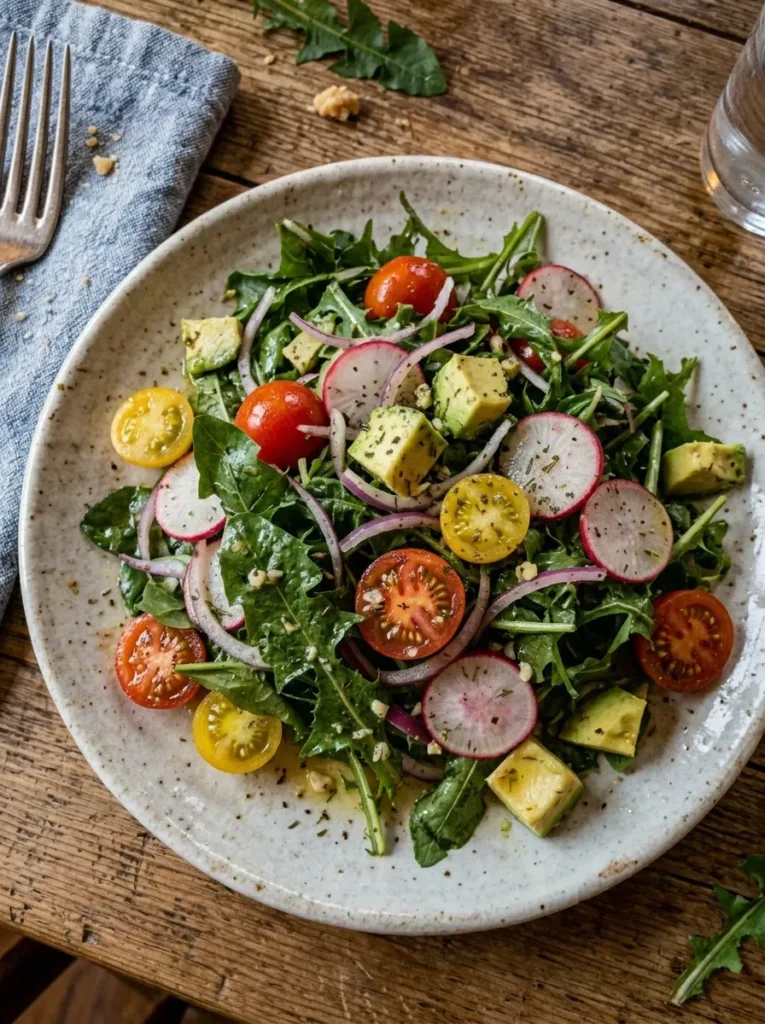dandelion salad recipe