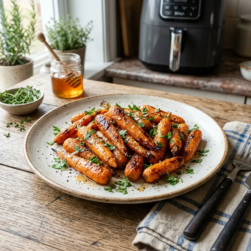 Crispy Air Fryer Roasted Carrots with Honey Glaze 9 Crispy Air Fryer Roasted Carrots with Honey Glaze