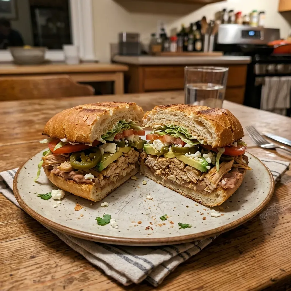 Chicken Torta Sandwich