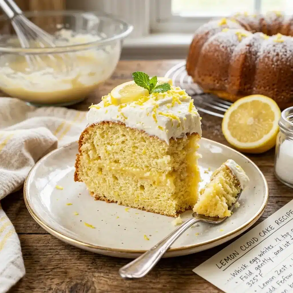lemon cloud cake recipe