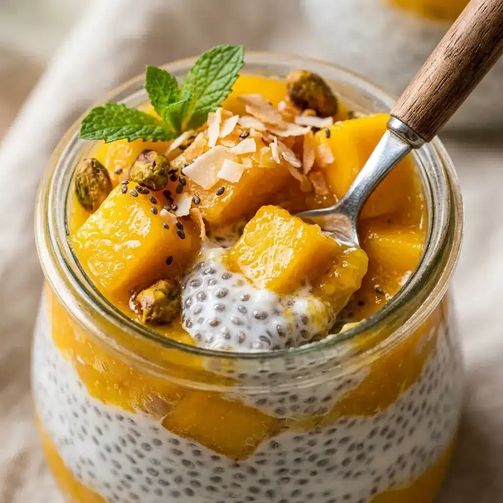 Mango Coconut Chia Pudding 9 Mango Coconut Chia Pudding
