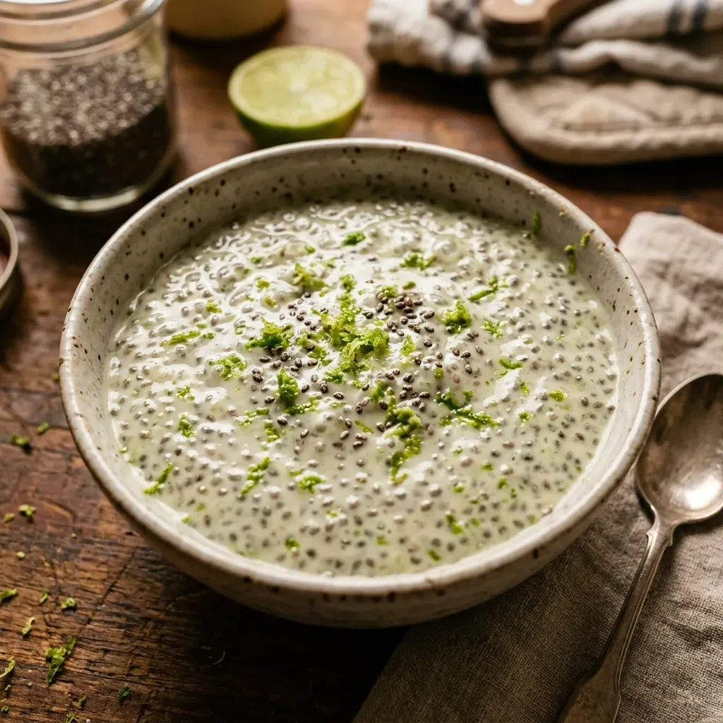 Simple Key Lime Chia Seed Pudding