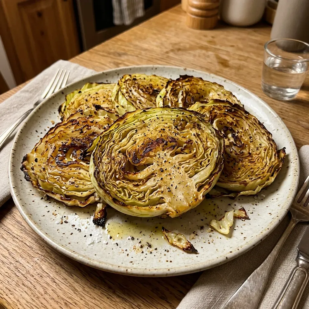 cabbage steak in air fryer