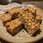 3 ingredient no bake peanut butter granola bars
