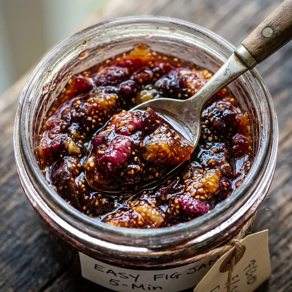 5-Minute Easy Fig Jam Recipe