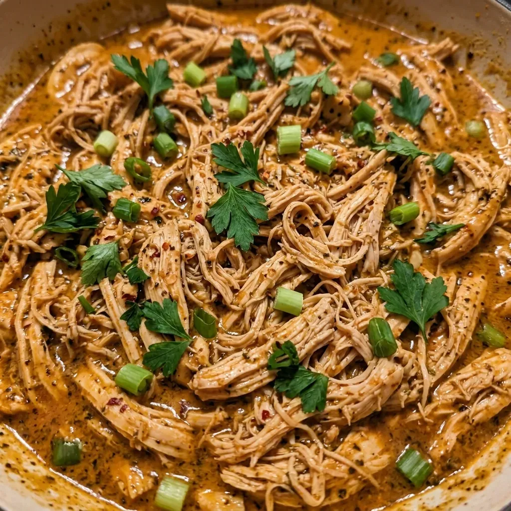Creamy Crockpot Cajun Butter Chicken