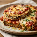 Crispy Baked Eggplant Parmesan
