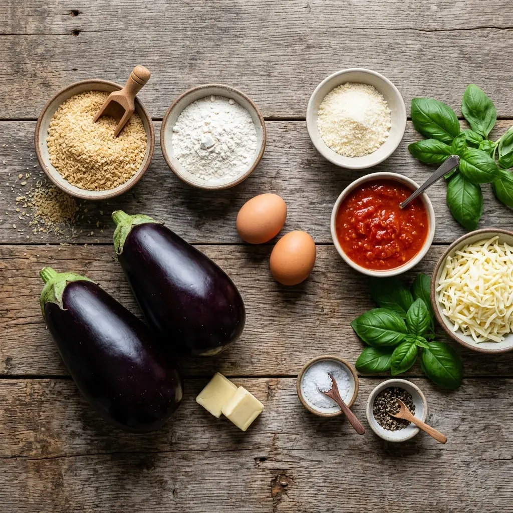 Crispy Baked Eggplant Parmesan
