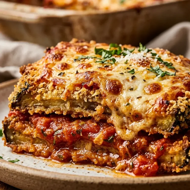 Crispy Oven Baked Eggplant Parmesan 5 Crispy Oven Baked Eggplant Parmesan